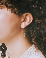 Gish Earrings | Brass