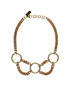 Thea Necklace | Brass